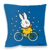 Miffy on Her Bike in the Rain Cushion