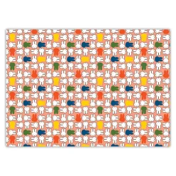 Miffy Pink Faces Gift Wrap