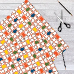 Miffy Pink Faces Gift Wrap
