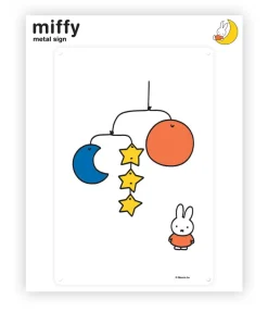Miffy Planets Metal Sign