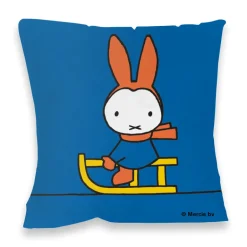 Miffy Playing on a Sleigh Cushion