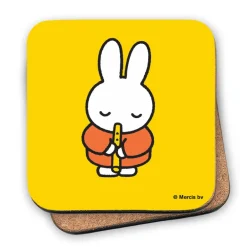 Miffy Playing the Recorder Cork Coaster