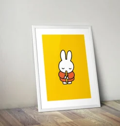 Miffy Playing the Recorder Framed Mini Poster
