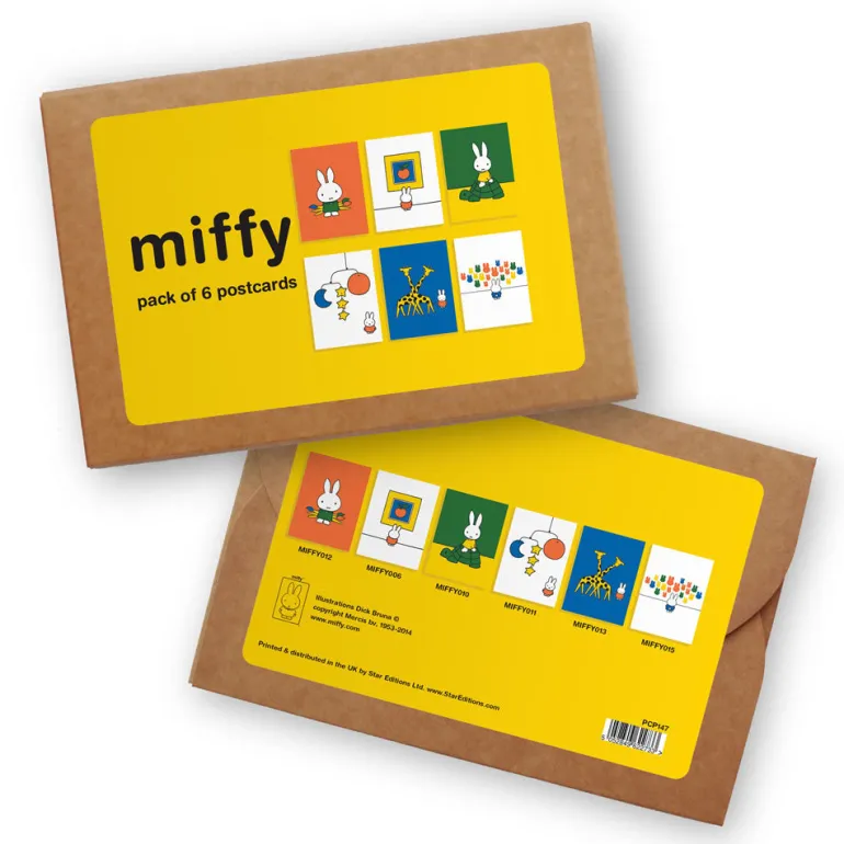 Miffy Postcard Pack set 1