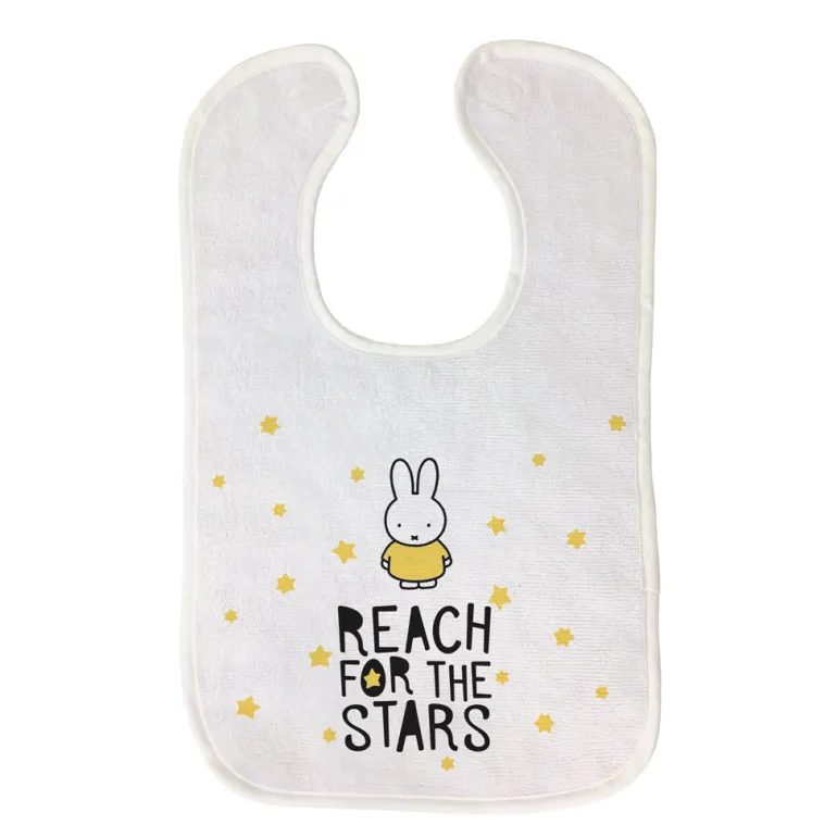 Miffy Reach for the Stars Baby Bib