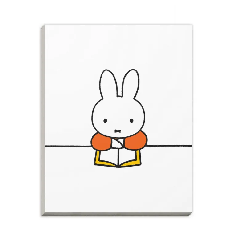 Miffy Reading a Book A6 Notepad