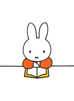 Miffy Reading a Book Mini Poster