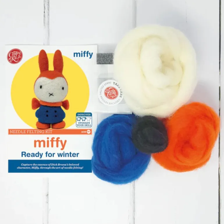 Miffy Ready for Winter Needle Felting Craft Kit