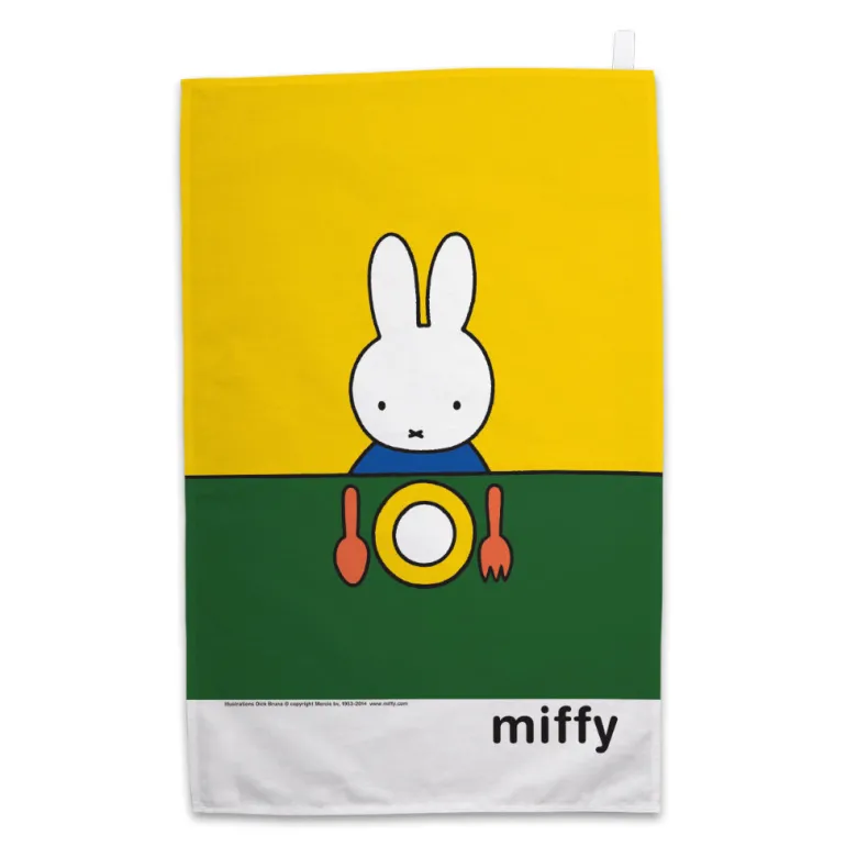 Miffy Ready to Eat Tea Towel