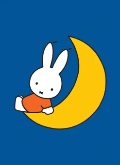 Miffy Sat on the Moon Mini Poster