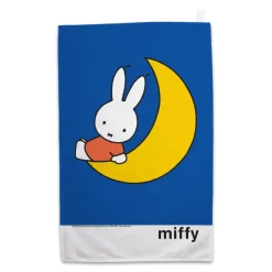 Miffy Sat on the Moon Tea Towel