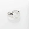 Miffy Signet Adjustable Ring (Sterling Silver)