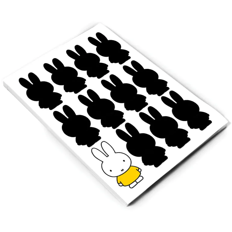 Miffy Silhouette A6 Notepad