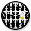 Miffy Silhouette Clock
