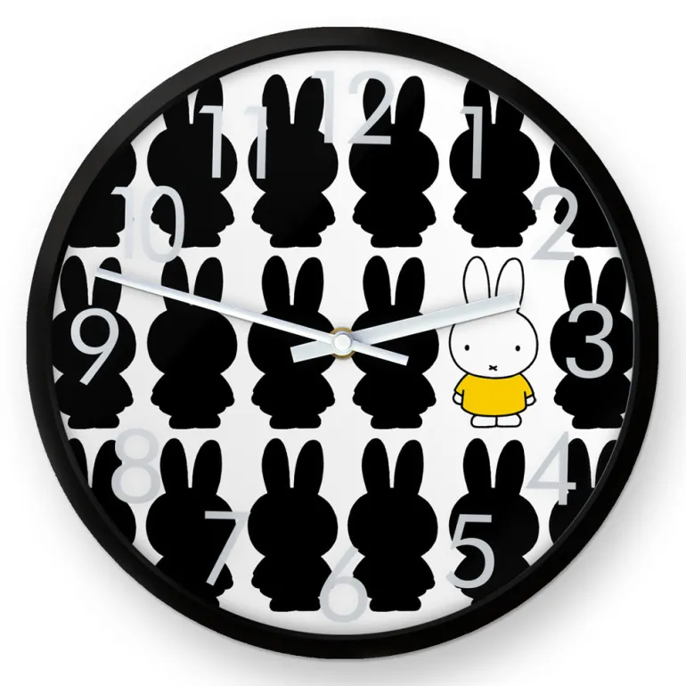 Miffy Silhouette Clock