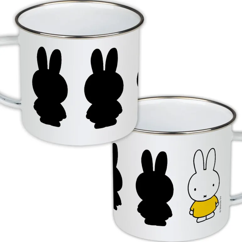 Miffy Silhouette Enamel Mug