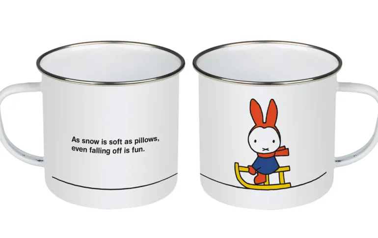 Miffy Sleigh Enamel Mug