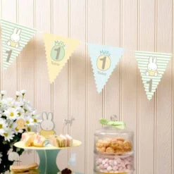 Miffy 1st birthday bunting