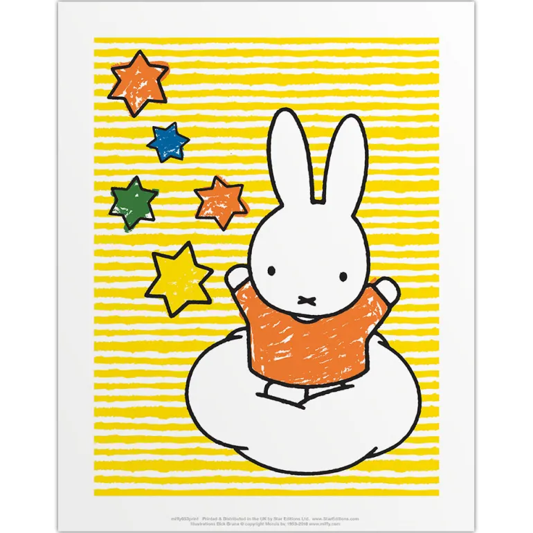 Miffy Stars Mini Poster