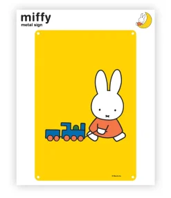 Miffy train Metal Sign