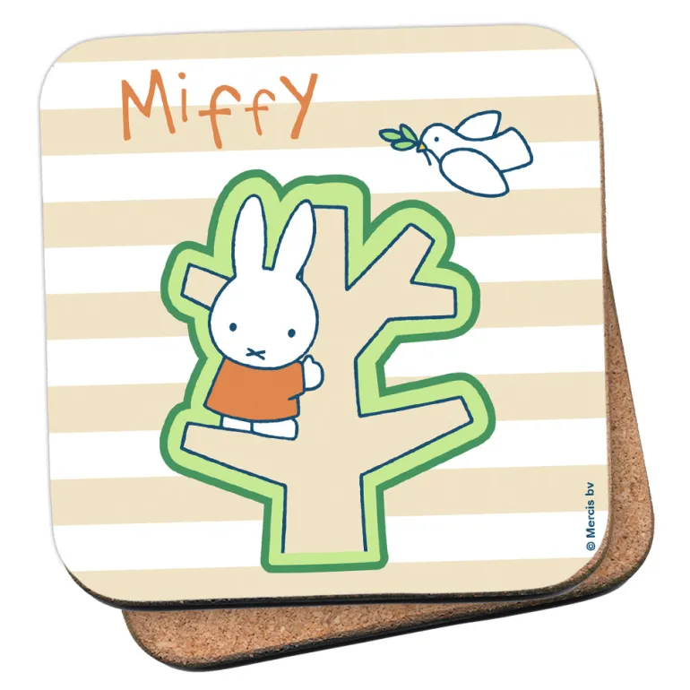 Miffy Tree Cork Coaster