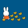 Miffy Walking with Ducks Mini Poster