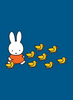 Miffy Walking with Ducks Mini Poster