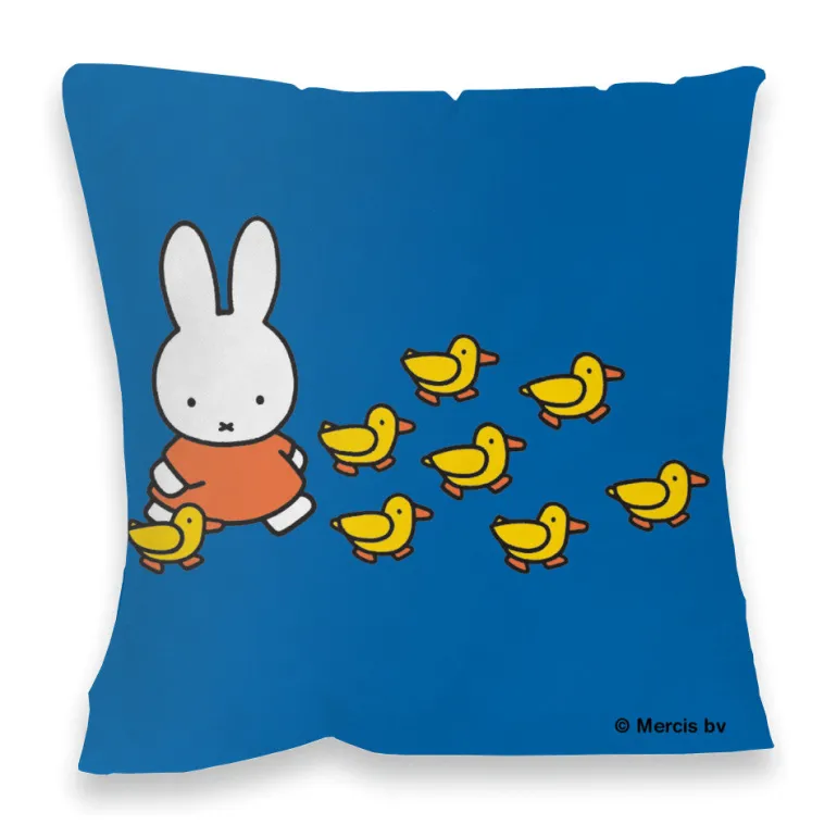 Miffy Walking with Ducks Cushion