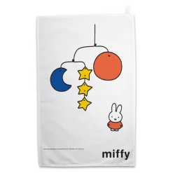 Miffy with a Planet Mobile Tea Towel