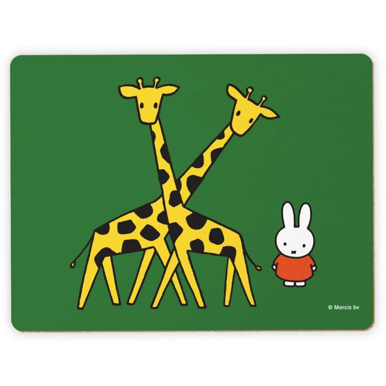 Miffy with Two Giraffes Placemat