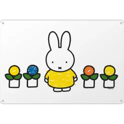 Miffy Yellow Dress Metal Sign