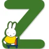 Z (Green) - A to Z Miffy wooden letter