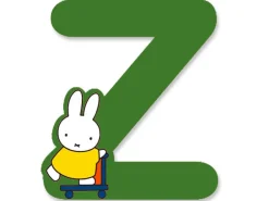 Z (Green) - A to Z Miffy wooden letter